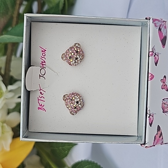 Betsey Johnson Jewelry - NWT BETSEY JOHNSON TEDDY BEAR EARRINGS
